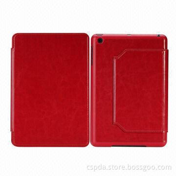 Latest PC and PU Standing Back Case for iPad Mini 2, OEM and ODM Orders are Welcome